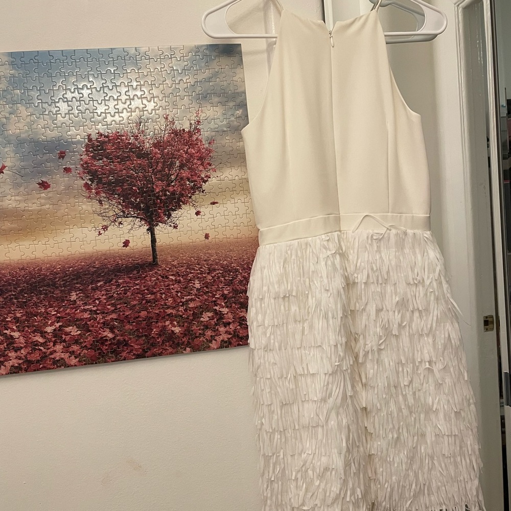 Beautiful white cocktail dress